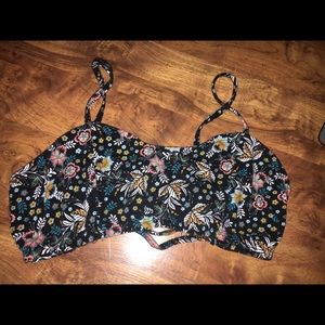 Cute designed bra-let with cute open back design.